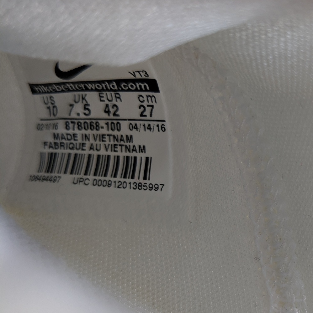 NEW Nike Air Presto White/Pure Platinum-White - Picture 6 of 6